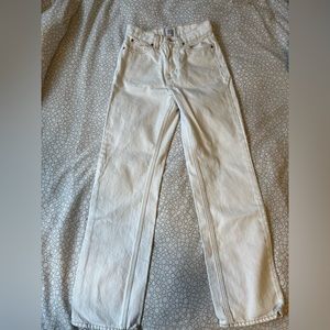 BDG white cowboy jeans
